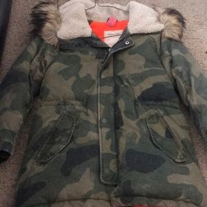 Camouflage Winter Fleece Jacket